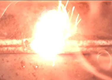 Electrical Fire from Old wire causing an explosive electrical fire