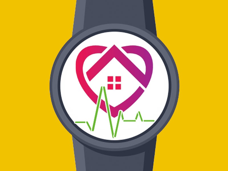 Illustration of a fitness watch