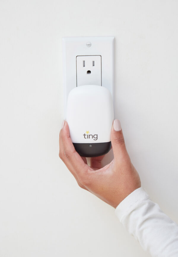 Ting sensor in wall outlet